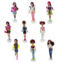 11.5 Inch African American Curly Hair Doll Toys thumbnail-1