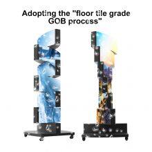 Double-sided Mechanical Rotating LED Advertising Machine; Indoor LED Poster Screen; Full-color LED Display Screen; Shopping Mall Mirror Screen. thumbnail-4