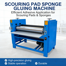 China Manufacturer Kitchen Scouring Pad Sponge Cutting Machine in Production Line thumbnail-2