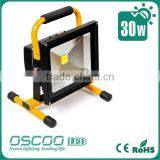 Die Casting Aluminium Portable 30W Battery China IP65 Led Rechargeable Lights