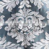 Blue Jacquard Sofa Fabric Spun Polyester Fabric thumbnail-4