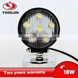 High Brightness 18W Round Auto Led Work Light