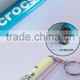 Battery Led Light Projector Keyring Torch Keychain With Carabiner thumbnail-3