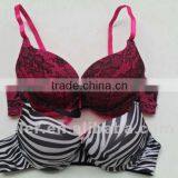 Fashion Red Sexy Lace Padded Women Bra,sexy Lady Bra