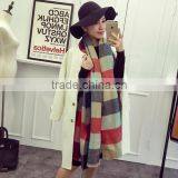 New Tassel Striped Plaid Fashion Woman Cashmere Poncho thumbnail-2