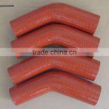 45 Degree Silicone Reducing Elbow Hose, Red thumbnail-1