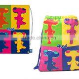 2013Printed Cartoon Drawstring Bag Backpack Bag
