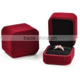 AN33 ANPHY Noble Wedding Engagement Ring Gift Box Jewelry Box Fleece Purplered 5*6*4.5cm 40g