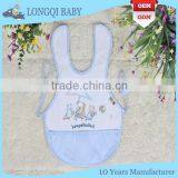 WZ-MS-029 Velvet Plain White Baby Body Bibs thumbnail-4