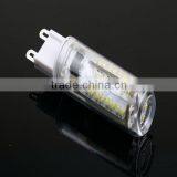 Dimmable AC 220V Led g9 Pure White 3.5W 250-270LM, Mini Silicone Body g9 Led Bulbs