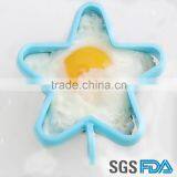 BPA Free Fashion Design Colorful Silicone Fried Egg Mold/Cooking Egg Mould/Egg Ring Quality Choice thumbnail-3