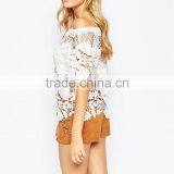 Big Floral Water Soluble Lady Camisole Designs Dress Apparel Suppliers thumbnail-2