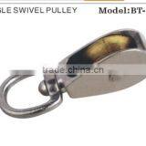 ZINC PLATED 58.5mm SINGLE WHEEL PULLEY thumbnail-1