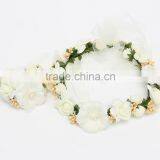 DSFG001D Multicolor Fabric Flower Garland for Kids New Style Flower Crown Hair Band /headband Accessory thumbnail-2