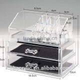 Clear Color Acrylic Make up Brush Set Make up Case thumbnail-1