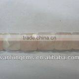 Chinese Rose Quartz Faceted Coin thumbnail-1