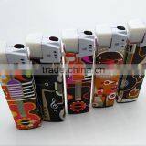 2016 Customized Sticker Refillable Plastic Electronic Lighter for Cigarette thumbnail-2