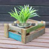 Shabby Chic Wood Tool Box for Gardening thumbnail-1