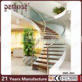 New Stype Arc Stainless Steel Glass Stairs/staircases