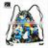 Printing Drawstring Bag Cute Kids School Drawstring Bag Sports Drawstring Bag