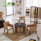 Bali Round Table and Chair Set Rattan Dining Set Wicker thumbnail-2