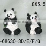 Polyresin panda figurine