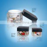 Empty Cosmetic Container Plastic Cosmetic Cream Jar Square Shaped 20g 30g 50g
