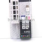 Portable 4 Ports USB 2.0 USB HUB 3.0 For Card Reader/USB Mouse/Keyboard/U Disk thumbnail-6