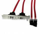 Hot Sell Sata Cable 2 Port and Panel
