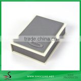 Sinicline book-shaped packing box with leather label logo