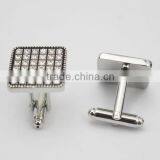 Men's Jewelry Square With Crystal Cufflinks Groom Cufflinks With Crystals thumbnail-6