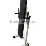 Fitness Folding Weight Lifting Bench at Home Gym Exercise Barbell Olympic Training thumbnail-4