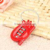 New Design Heart Shape Lock,Resettable Luggage Lock, Combination Lock CH-015 thumbnail-2