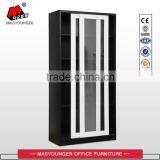 High Quality KD Structure Sliding Glass Door Filing Cabinet thumbnail-1