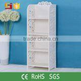 HOME-GJ Living Room Decorated White Corner Bookcase thumbnail-5