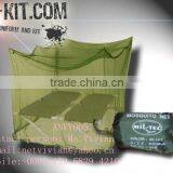 Military Single Mosquito Nets Olive Green Can be Insecticide Treated