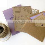 Rustic Twine Wedding Invitation- Country Chic Wedding Invitation - Pocket Invitation - Tie the Knot Wedding Invitation