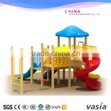 Kids Outdoor Wooden Fitness Equipment,Plastic Slide, Swing Playground                        
                                                Quality Choice