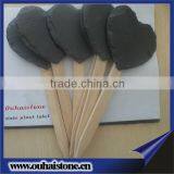 The Creative Cut Edge Set of 4 Slate Stone Plant Labels Wholesale thumbnail-5