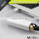 Vision Premium White USB2.0 10/100m Ethernet Adapter for Mac thumbnail-2