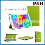 2014 New PU Leather Multi-Folding Folio Wallet Case for SAMSUNG TAB S 8.4 thumbnail-2