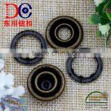 Big Size Custom Logo Engraved Metal Ring Prong Snap Button for Jeans thumbnail-3