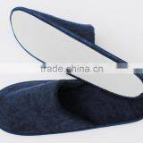High Quality New Design Cotton Velour Closed Toe Hotel Slipper thumbnail-1