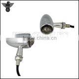 Led Indicator Lamp Bullet Chrome Motorcycle Turn Lights for Yamaha Custom thumbnail-3