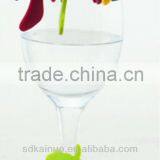 Hot Sell Silicone Party Wine Glass Clips thumbnail-1