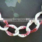 Spray Painted Color Aluminum Necklace Chain thumbnail-1
