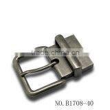 Classical Antique Nickel Plated Zamak Rotating Belt Buckle