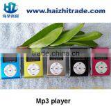 Hot Selling 2gb 4gb Metal Min Clip Mp3 Player With Display Screen