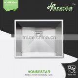 Handmade Stainless Steel Single Bowl Kitchen Sink Sink to Wash the Feet Sanitary Ware Manufacturers Kitchen Sinks Wholesale thumbnail-1