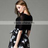 Black Dress Long Sleeve Womens With Sexy Style thumbnail-1